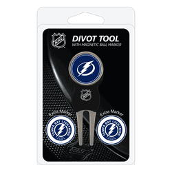 Tampa Bay Lightning Divot Tool Pack - Signature tool w/ 3 markers