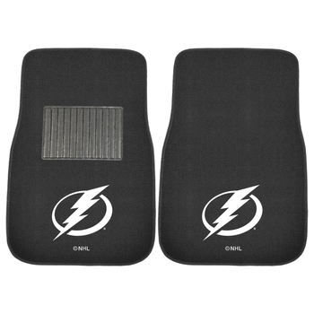 Tampa Bay Lightning Embroidered Car Mat Set - 2 Pieces