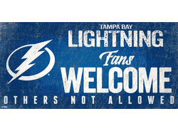 Tampa Bay Lightning Fans Welcome Sign