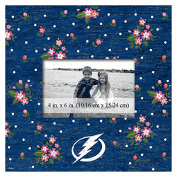 Tampa Bay Lightning Floral 10x10 Frame
