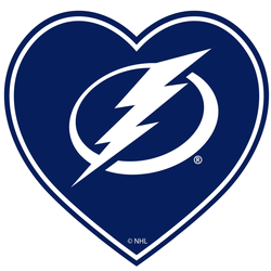 Tampa Bay Lightning Heart Decal