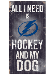 Tampa Bay Lightning Hockey and My Dog Sign