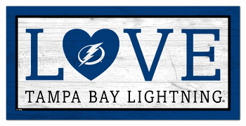 Tampa Bay Lightning Love 6x12 Sign