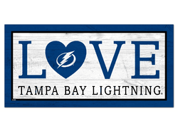 Tampa Bay Lightning Love 6x12 Sign