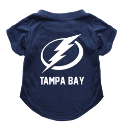 Tampa Bay Lightning Pet T-Shirt Extra Small