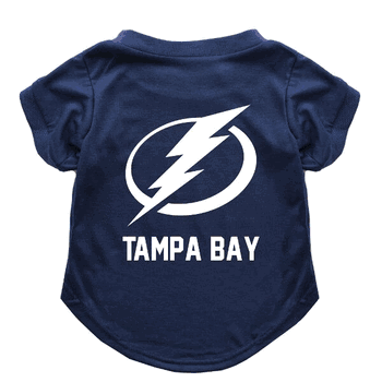 Tampa Bay Lightning Pet T-Shirt Large