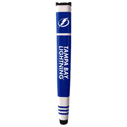 Tampa Bay Lightning Putter Grip (Colored with white stripes)