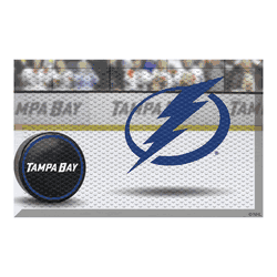 Tampa Bay Lightning Rubber Scraper Door Mat