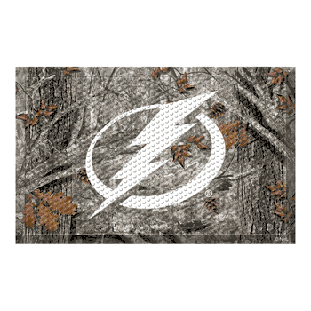 Tampa Bay Lightning Rubber Scraper Door Mat Camo