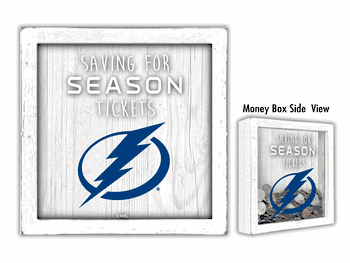 Tampa Bay Lightning Saving for Tickets Money Box