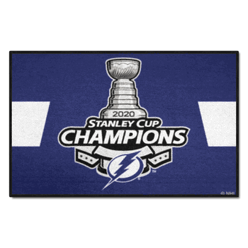 Tampa Bay Lightning Starter Mat Accent Rug - 19in. x 30in., 2020 NHL Stanley Cup Champions