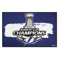 Tampa Bay Lightning Starter Mat Accent Rug - 19in. x 30in., 2021 NHL Stanley Cup Champions