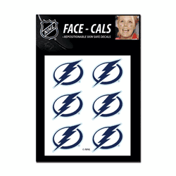 Tampa Bay Lightning Tattoo Face Cals
