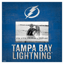 Tampa Bay Lightning Team Name 10"x10" Frame  Sign