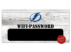 Tampa Bay Lightning Wifi Password 6x12 Sign