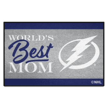 Tampa Bay Lightning World's Best Mom Starter Mat Accent Rug - 19in. x 30in.