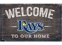 Tampa Bay Rays 11x19 Welcome to our Home Sign