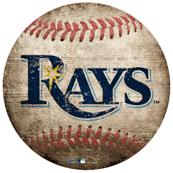 Tampa Bay Rays 12" Baseball Shaped Sign