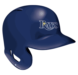 Tampa Bay Rays 12in Authentic Helmet Sign