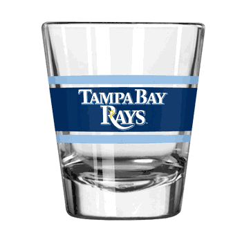 Tampa Bay Rays 2oz Stripe Shot Glass