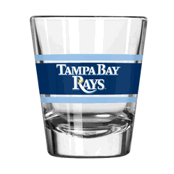Tampa Bay Rays 2oz Stripe Shot Glass