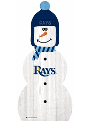 Tampa Bay Rays 31" Snowman Leaner