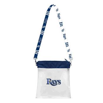 Tampa Bay Rays 3D Logo Clear Satchelette