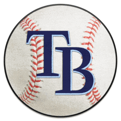 Tampa Bay Rays Baseball Rug - 27in. Diameter