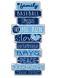 Tampa Bay Rays Celebrations Stack 24" Sign