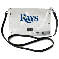 Tampa Bay Rays Clear Envelope Purse STRAP