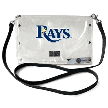 Tampa Bay Rays Clear Envelope Purse STRAP