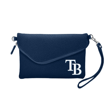 Tampa Bay Rays Fold Over Crossbody Pebble Navy
