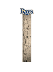 Tampa Bay Rays Growth Chart Sign 6x36