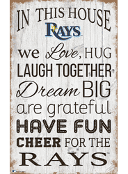 Tampa Bay Rays In This House 11x19 Sign