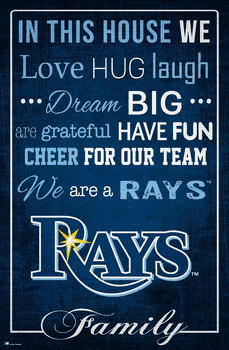 Tampa Bay Rays In This House 17x26