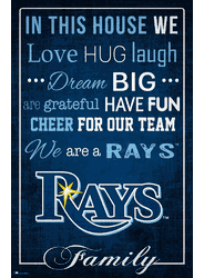 Tampa Bay Rays In This House 17x26