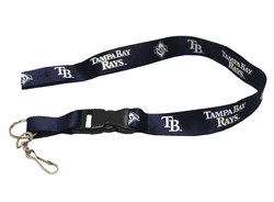 Tampa Bay Rays Lanyard - Breakaway with Key Ring
