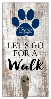 Tampa Bay Rays Leash Holder 6x12 Sign