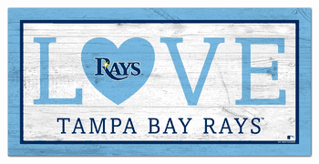 Tampa Bay Rays Love 6x12 Sign
