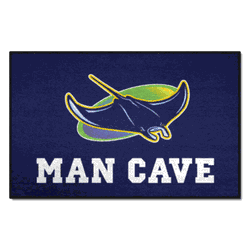 Tampa Bay Rays Man Cave Starter Mat Accent Rug - 19in. x 30in.
