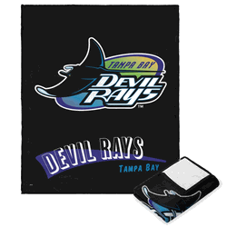 Tampa Bay Rays MLB CC Throwback Silk Touch Throw Blanket