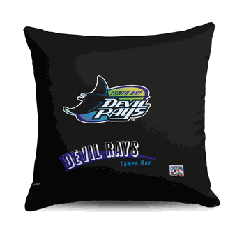 Tampa Bay Rays MLB CC Throwback Throw Pillow