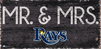 Tampa Bay Rays Mr. & Mrs. Sign