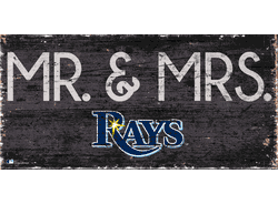 Tampa Bay Rays Mr. & Mrs. Sign