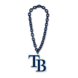 Tampa Bay Rays Necklace Big Fan Chain