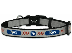 Tampa Bay Rays Pet Collar Reflective Baseball Size Toy CO