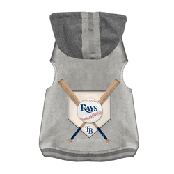 Tampa Bay Rays Pet Hooded Crewneck Type  - Large