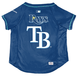 Tampa Bay Rays Pet Stretch Jersey  - Medium
