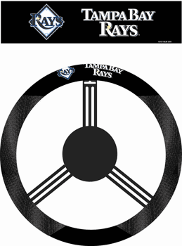 Tampa Bay Rays Poly-Suede Steering Wheel Cover