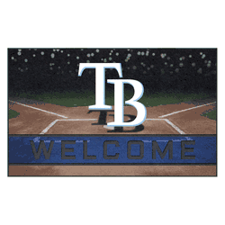 Tampa Bay Rays Rubber Door Mat - 18in. x 30in.